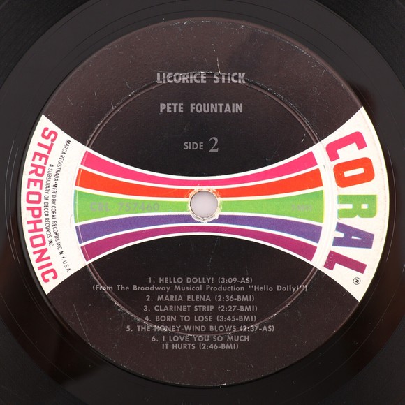 Pete Fountain – Licorice Stick - 1964 Stereo - Dixieland 12" Vinyl LP CRL 757460 - Picture 8 of 11